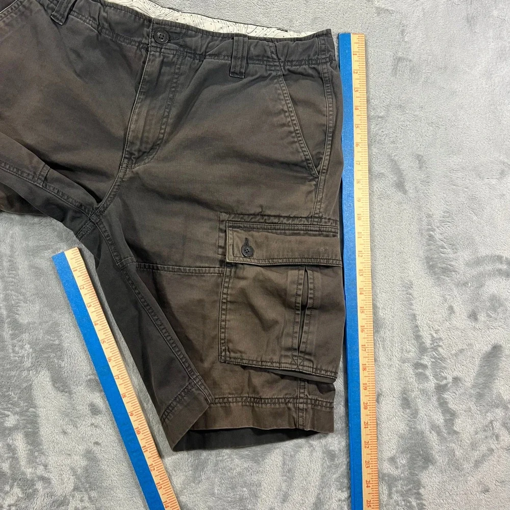 The North Face Cargo Shorts Mens 36 Gray Good Sun Faded AU7V Cotton Utility
